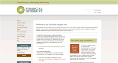 Desktop Screenshot of financialintegrity.org